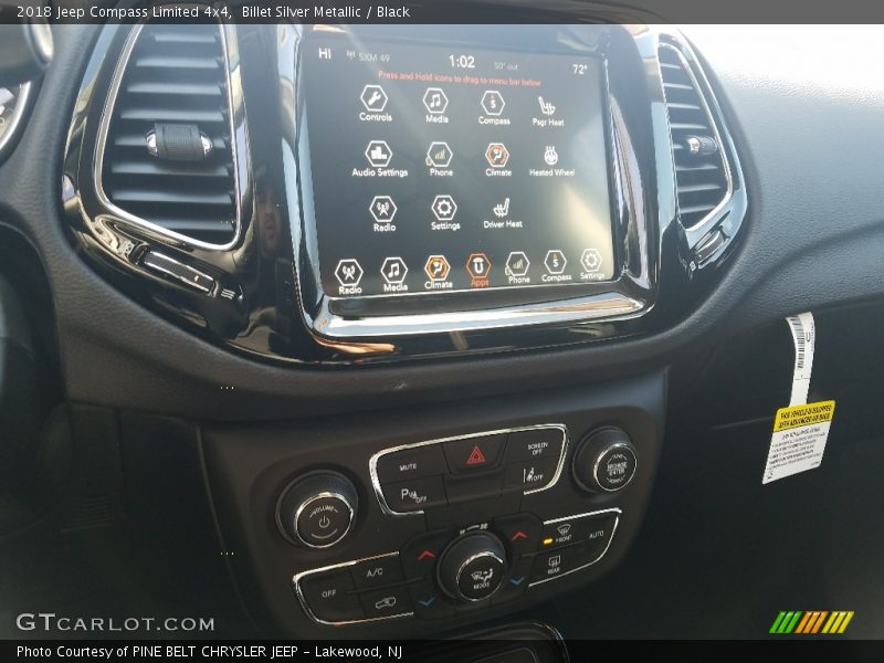 Billet Silver Metallic / Black 2018 Jeep Compass Limited 4x4