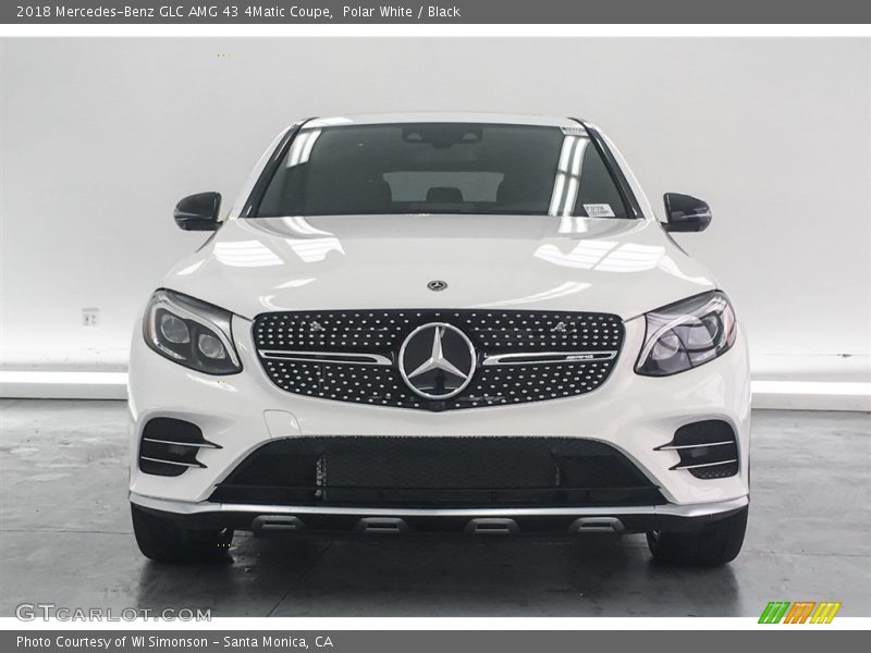 Polar White / Black 2018 Mercedes-Benz GLC AMG 43 4Matic Coupe