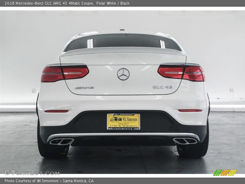 Polar White / Black 2018 Mercedes-Benz GLC AMG 43 4Matic Coupe