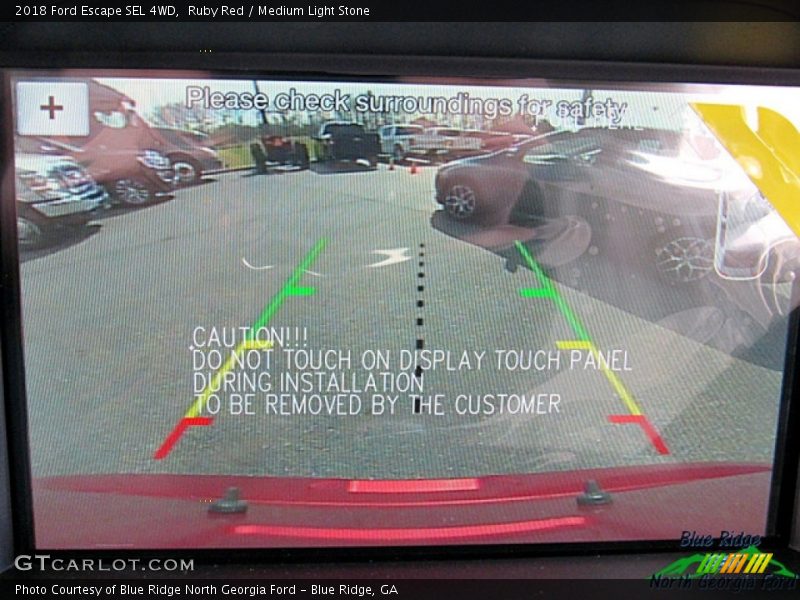 Ruby Red / Medium Light Stone 2018 Ford Escape SEL 4WD