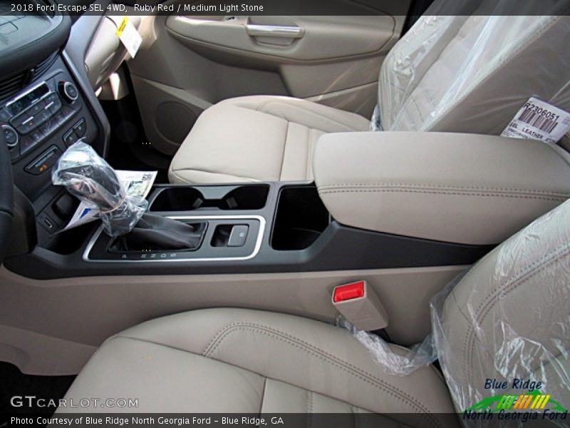 Ruby Red / Medium Light Stone 2018 Ford Escape SEL 4WD