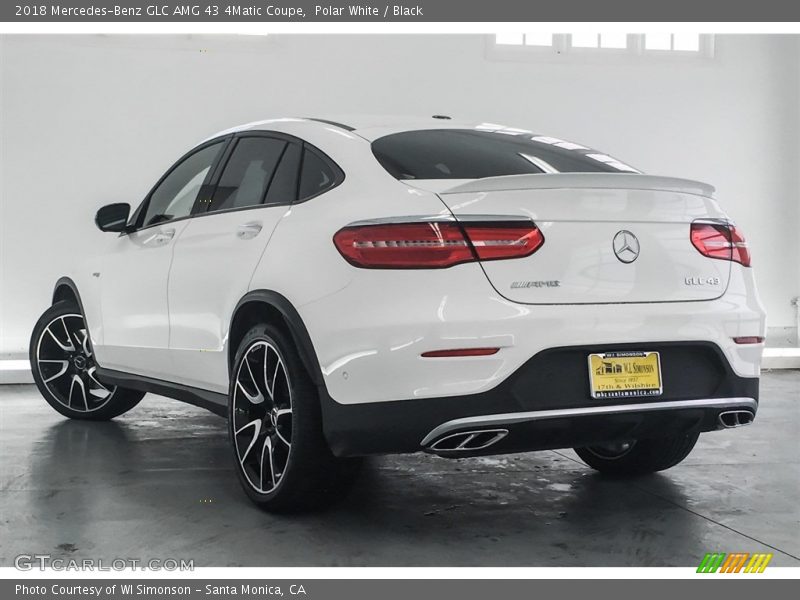 Polar White / Black 2018 Mercedes-Benz GLC AMG 43 4Matic Coupe