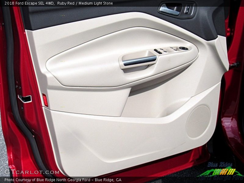 Ruby Red / Medium Light Stone 2018 Ford Escape SEL 4WD