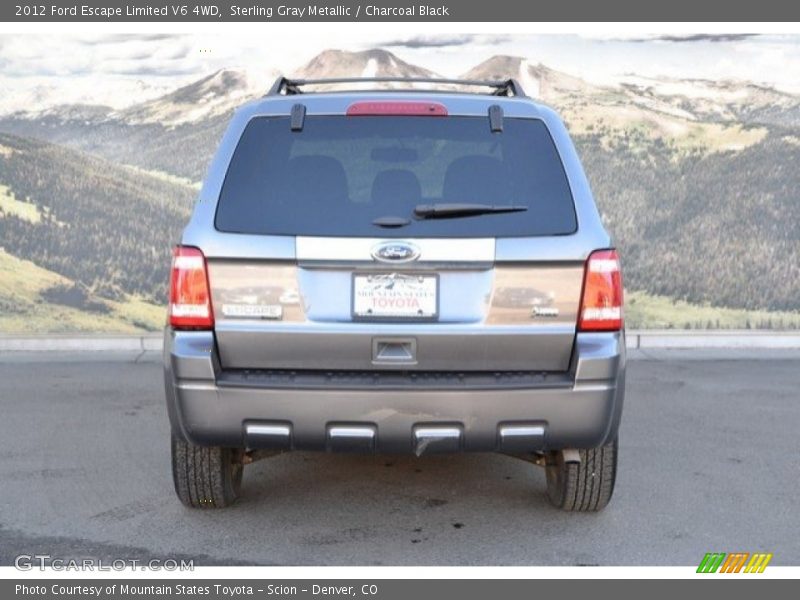 Sterling Gray Metallic / Charcoal Black 2012 Ford Escape Limited V6 4WD