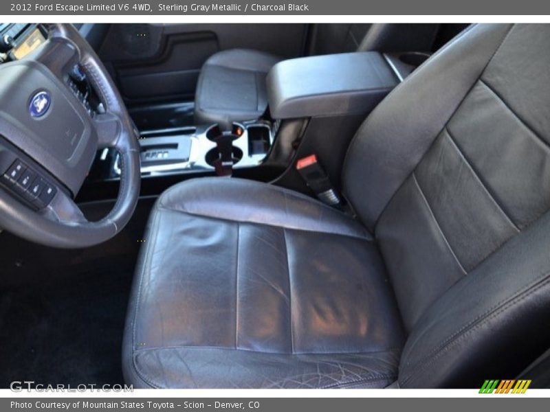 Sterling Gray Metallic / Charcoal Black 2012 Ford Escape Limited V6 4WD