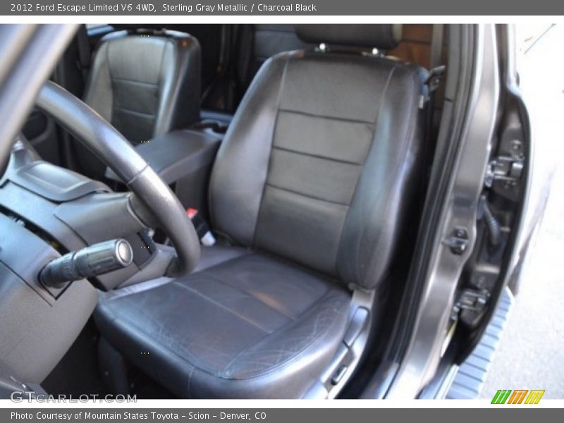 Sterling Gray Metallic / Charcoal Black 2012 Ford Escape Limited V6 4WD