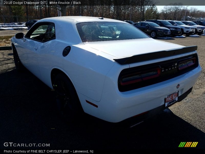 White Knuckle / Black 2018 Dodge Challenger SXT