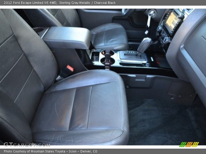Sterling Gray Metallic / Charcoal Black 2012 Ford Escape Limited V6 4WD