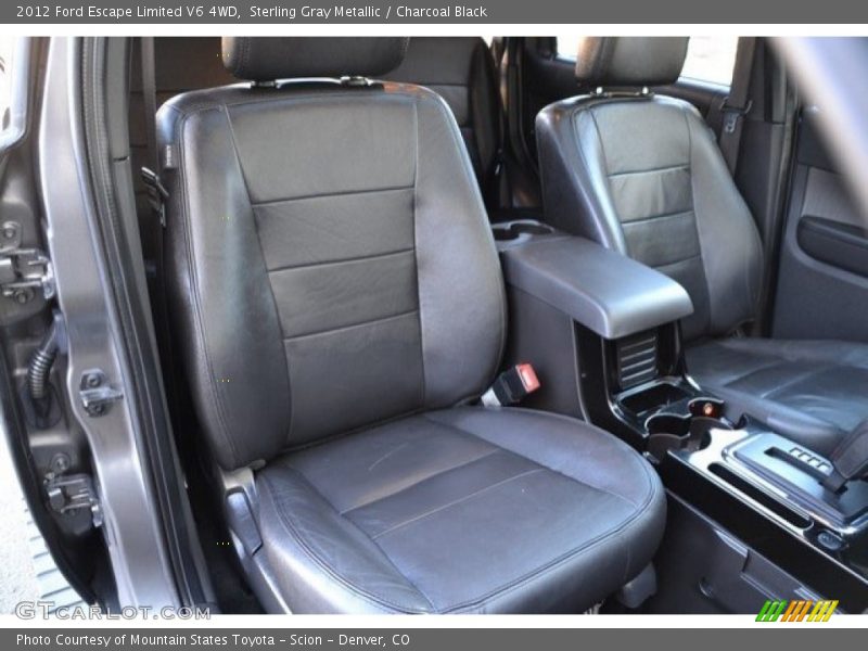 Sterling Gray Metallic / Charcoal Black 2012 Ford Escape Limited V6 4WD