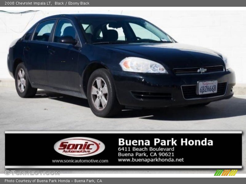 Black / Ebony Black 2008 Chevrolet Impala LT
