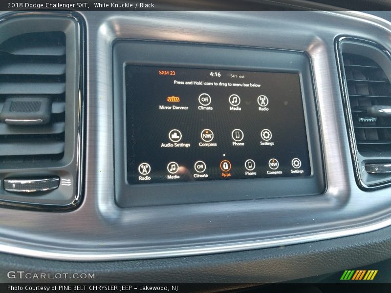 White Knuckle / Black 2018 Dodge Challenger SXT