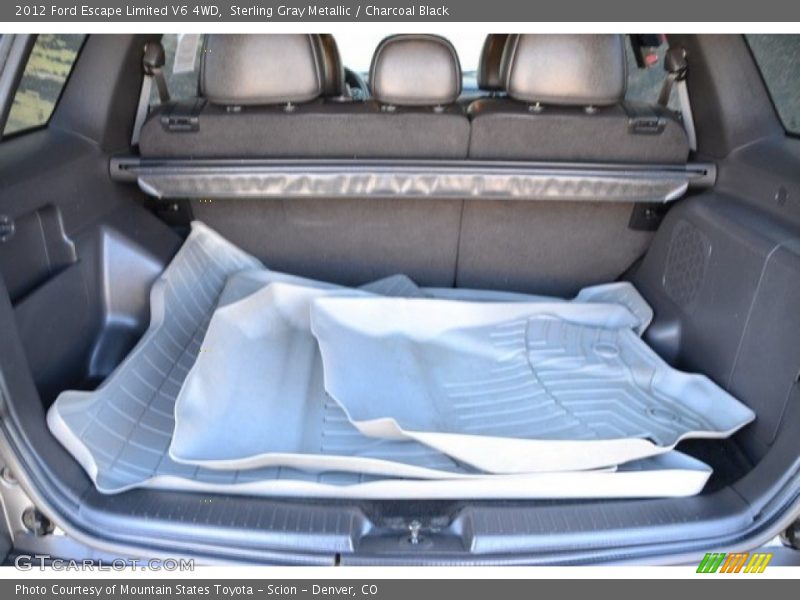 Sterling Gray Metallic / Charcoal Black 2012 Ford Escape Limited V6 4WD