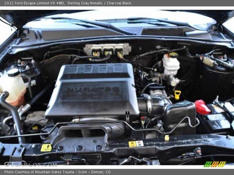 Sterling Gray Metallic / Charcoal Black 2012 Ford Escape Limited V6 4WD