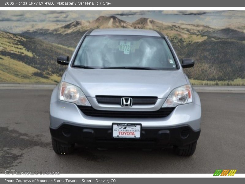 Alabaster Silver Metallic / Gray 2009 Honda CR-V LX 4WD