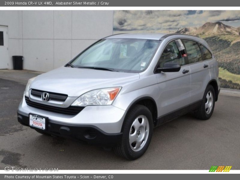Alabaster Silver Metallic / Gray 2009 Honda CR-V LX 4WD