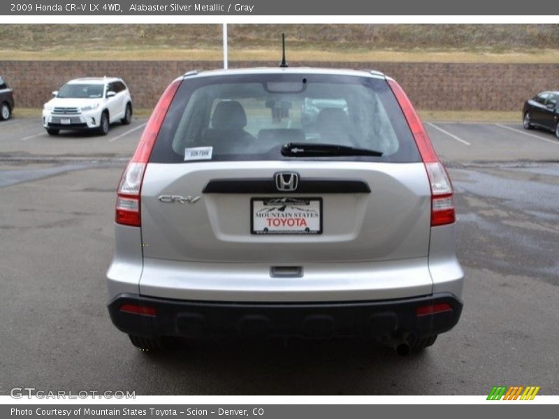 Alabaster Silver Metallic / Gray 2009 Honda CR-V LX 4WD