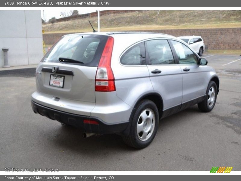 Alabaster Silver Metallic / Gray 2009 Honda CR-V LX 4WD
