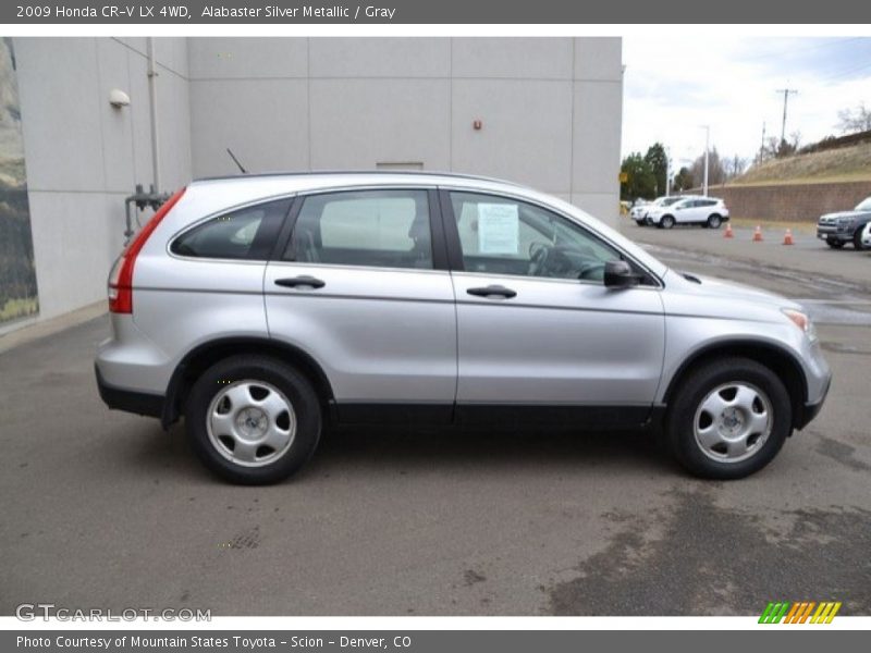 Alabaster Silver Metallic / Gray 2009 Honda CR-V LX 4WD
