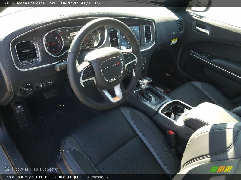Destroyer Gray / Black 2018 Dodge Charger GT AWD