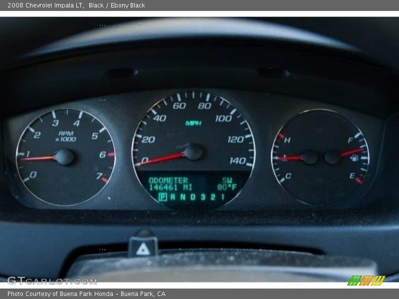 Black / Ebony Black 2008 Chevrolet Impala LT