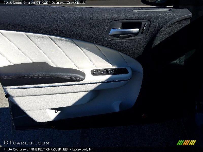 Destroyer Gray / Black 2018 Dodge Charger GT AWD