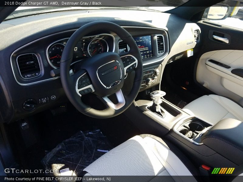 Destroyer Gray / Black 2018 Dodge Charger GT AWD