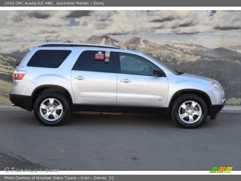 Quicksilver Metallic / Ebony 2009 GMC Acadia SLE AWD