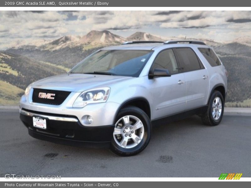 Quicksilver Metallic / Ebony 2009 GMC Acadia SLE AWD