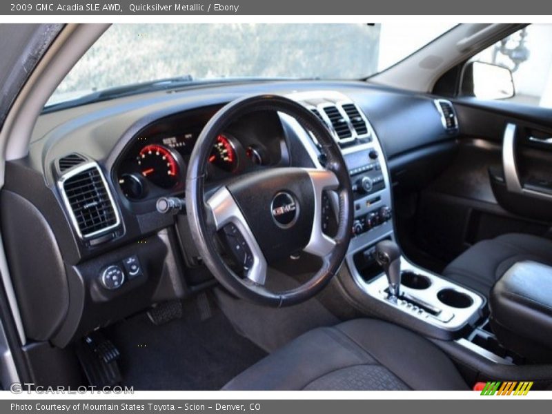 Quicksilver Metallic / Ebony 2009 GMC Acadia SLE AWD