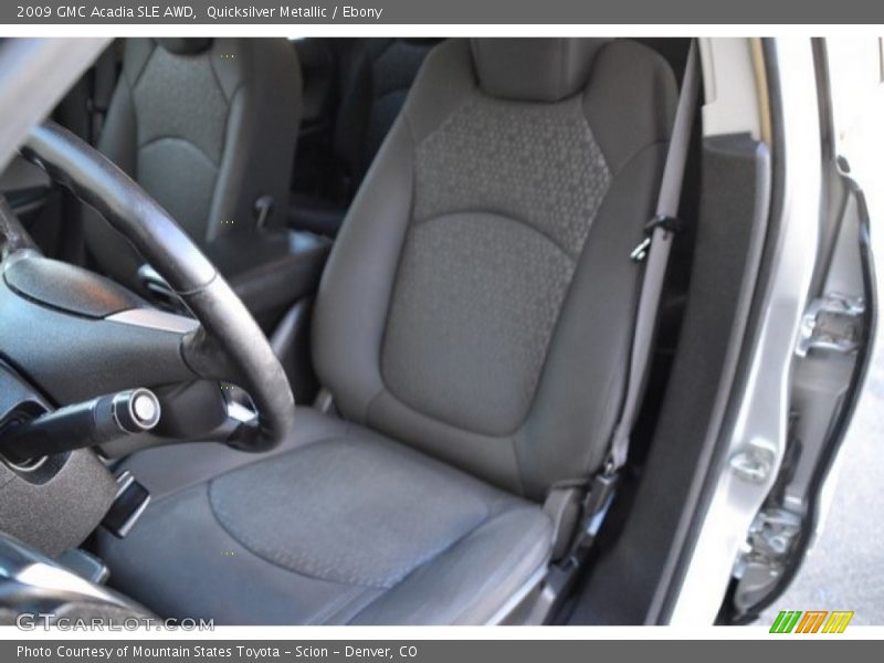 Quicksilver Metallic / Ebony 2009 GMC Acadia SLE AWD