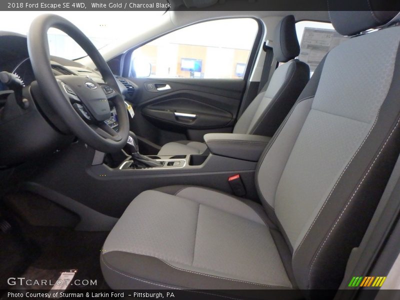 White Gold / Charcoal Black 2018 Ford Escape SE 4WD