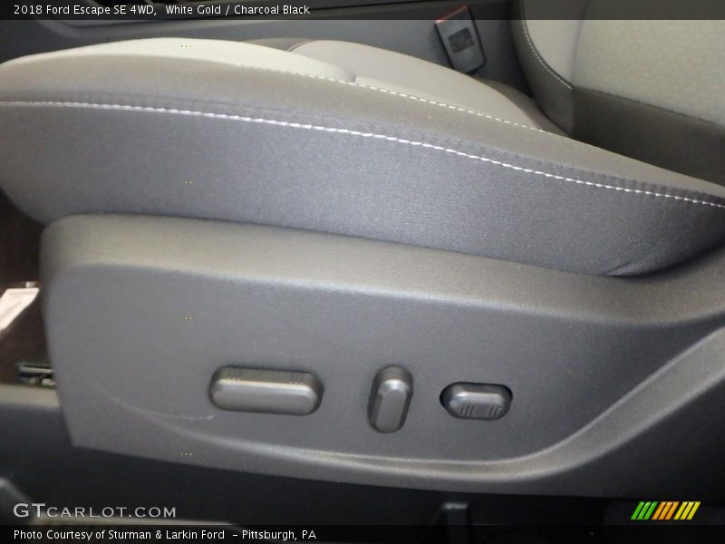 White Gold / Charcoal Black 2018 Ford Escape SE 4WD
