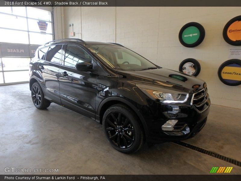 Shadow Black / Charcoal Black 2018 Ford Escape SE 4WD