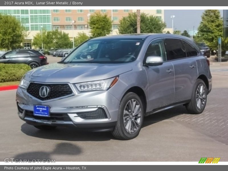 Lunar Silver Metallic / Ebony 2017 Acura MDX