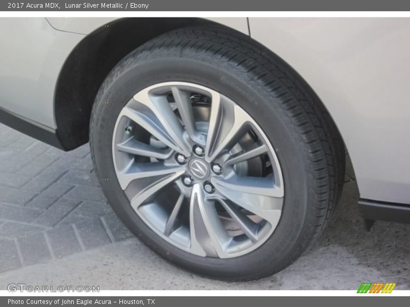 Lunar Silver Metallic / Ebony 2017 Acura MDX