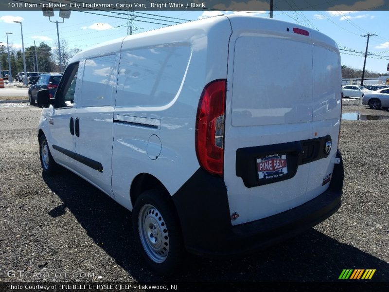 Bright White / Black 2018 Ram ProMaster City Tradesman Cargo Van