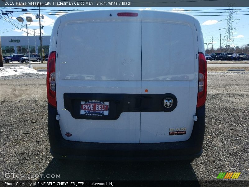 Bright White / Black 2018 Ram ProMaster City Tradesman Cargo Van