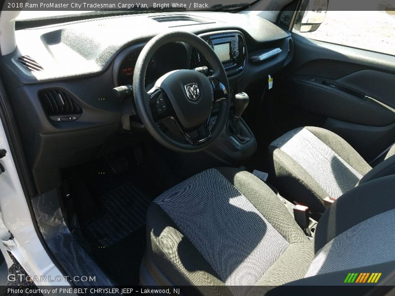 Bright White / Black 2018 Ram ProMaster City Tradesman Cargo Van
