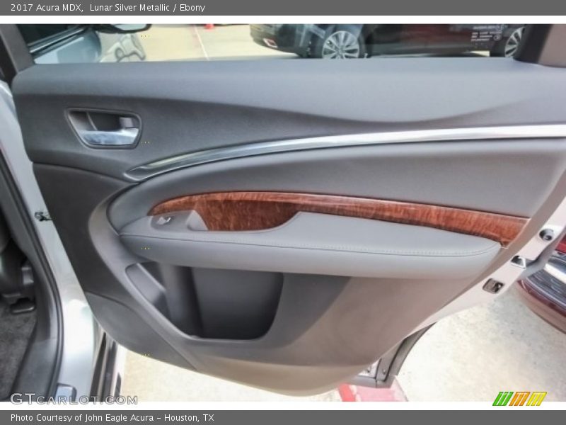 Lunar Silver Metallic / Ebony 2017 Acura MDX