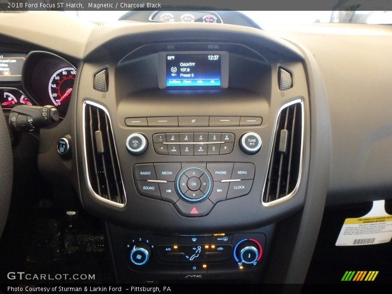 Magnetic / Charcoal Black 2018 Ford Focus ST Hatch