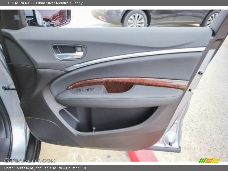 Lunar Silver Metallic / Ebony 2017 Acura MDX