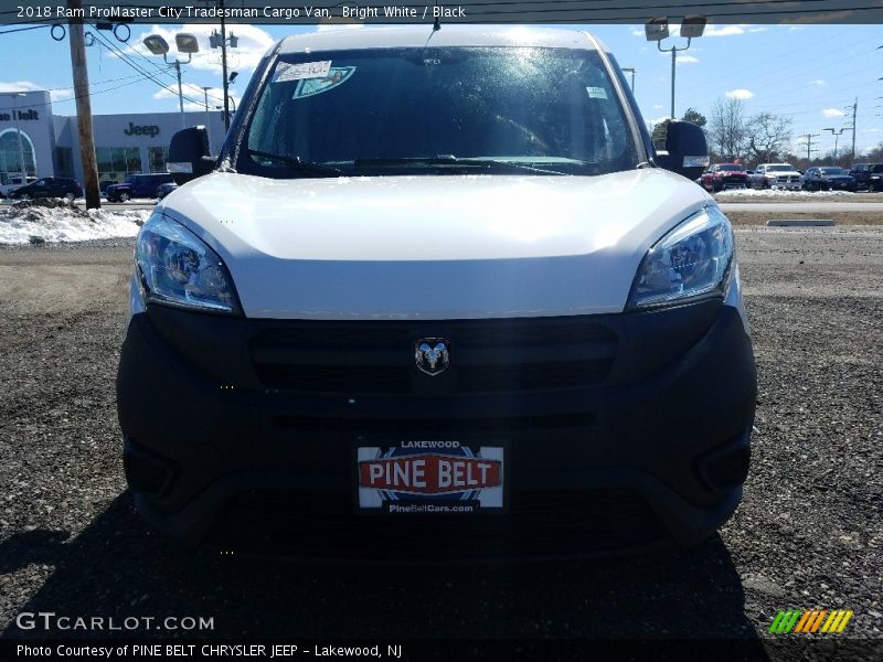 Bright White / Black 2018 Ram ProMaster City Tradesman Cargo Van