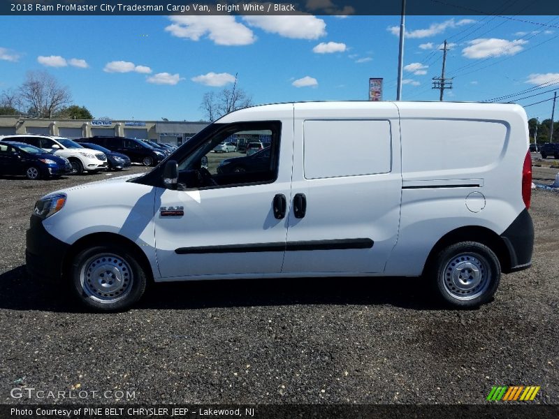 Bright White / Black 2018 Ram ProMaster City Tradesman Cargo Van