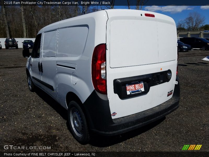 Bright White / Black 2018 Ram ProMaster City Tradesman Cargo Van