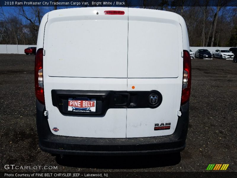 Bright White / Black 2018 Ram ProMaster City Tradesman Cargo Van