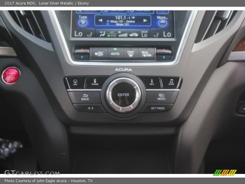 Lunar Silver Metallic / Ebony 2017 Acura MDX