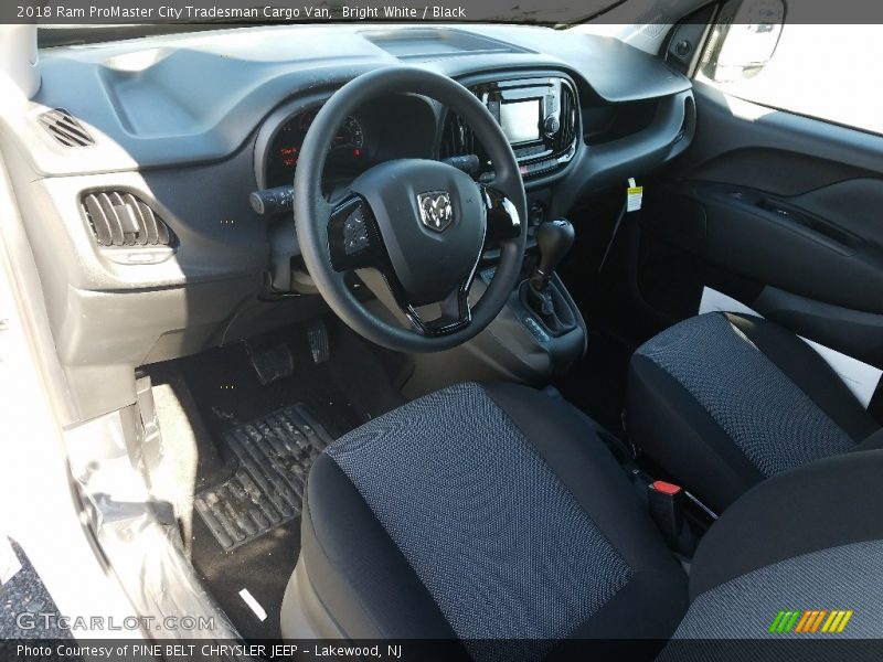 Bright White / Black 2018 Ram ProMaster City Tradesman Cargo Van