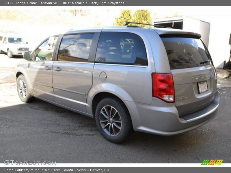 Billet Metallic / Black/Light Graystone 2017 Dodge Grand Caravan SXT