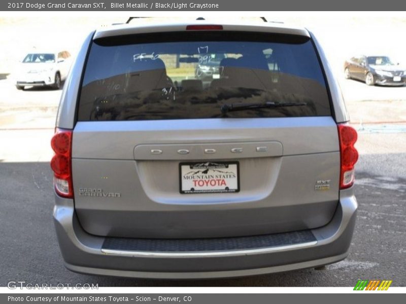 Billet Metallic / Black/Light Graystone 2017 Dodge Grand Caravan SXT