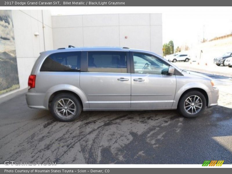Billet Metallic / Black/Light Graystone 2017 Dodge Grand Caravan SXT
